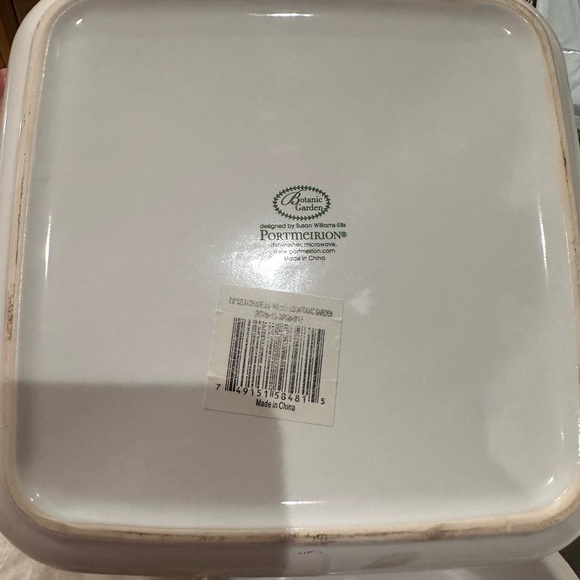 Portmerion Sweet Pea set of 4 bowls . Two circle and two square . - Picture 5 of 10